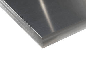 Tôle aluminium brut à la découpe Epaisseur en mm 1 mm Longueur en cm 50 cm  Largeur en cm 50 cm Dimension de la plaque Standard