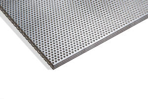 Tôle aluminium perforée de 1250x400 mm