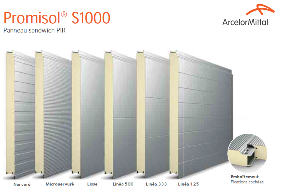 •	Panneau sandwich Promisol